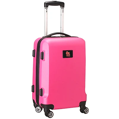 Pink St. Louis Cardinals 21" 8-Wheel Hardcase Spinner Carry-On