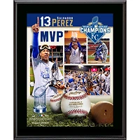 Salvador Perez Kansas City Royals 2015 MLB World Series Champions 10.5" x 13" World Series MVP Sublimated Plaque