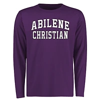 Men's Purple Abilene Christian University Wildcats Everyday Long Sleeve T-Shirt