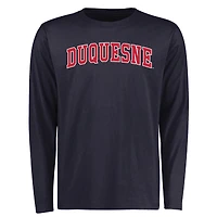 Men's Navy Duquesne Dukes Everyday Long Sleeve T-Shirt