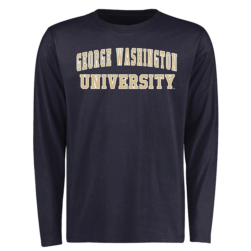 Men's Navy George Washington University Everyday Long Sleeve T-Shirt