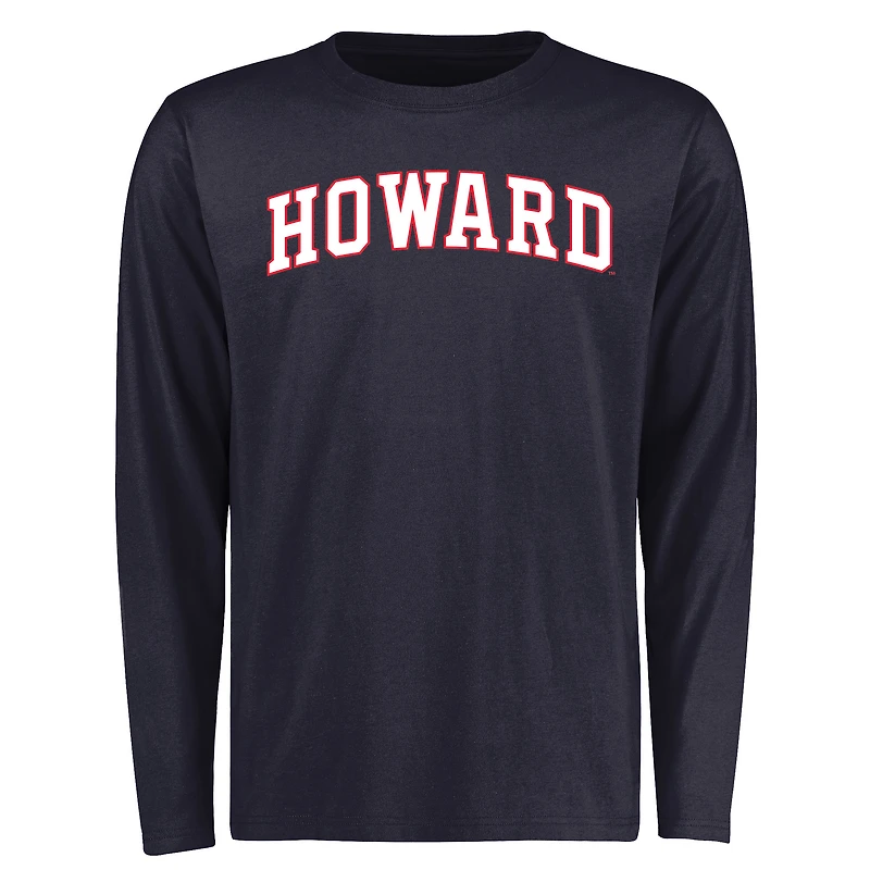 Men's Navy Howard Bison Everyday Long Sleeve T-Shirt