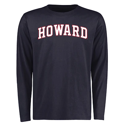 Men's Navy Howard Bison Everyday Long Sleeve T-Shirt
