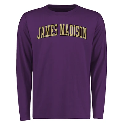 Men's Purple James Madison Dukes Everyday Long Sleeve T-Shirt