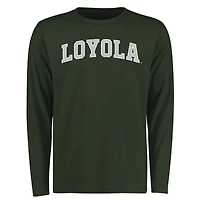 Men's Green Loyola College Maryland Greyhounds Everyday Long Sleeve T-Shirt