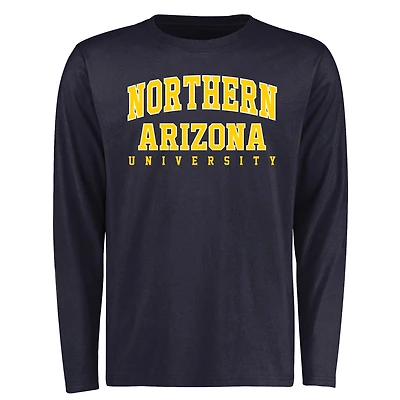Men's Navy Northern Arizona Lumberjacks Everyday Long Sleeve T-Shirt