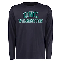 Men's Navy UNC Wilmington Seahawks Everyday Long Sleeve T-Shirt