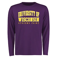 Men's Purple Wisconsin-Stevens Point Pointers Everyday Long Sleeve T-Shirt