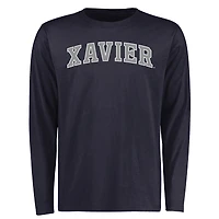 Men's Navy Xavier Musketeers Everyday Long Sleeve T-Shirt