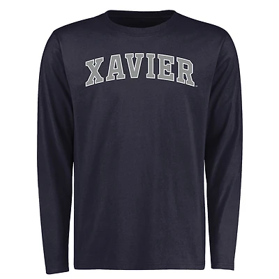 Men's Navy Xavier Musketeers Everyday Long Sleeve T-Shirt