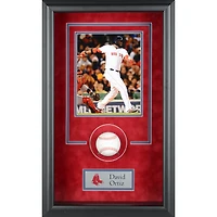 David Ortiz Boston Red Sox Framed Autographed Baseball Shadowbox
