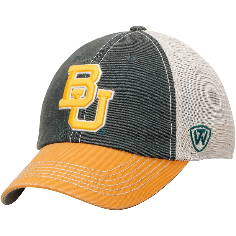 Men's Top of the World Green/Tan Baylor Bears Offroad Trucker Hat