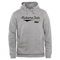 Men's Ash Alabama State Hornets American Classic Pullover Hoodie