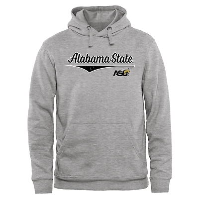 Men's Ash Alabama State Hornets American Classic Pullover Hoodie