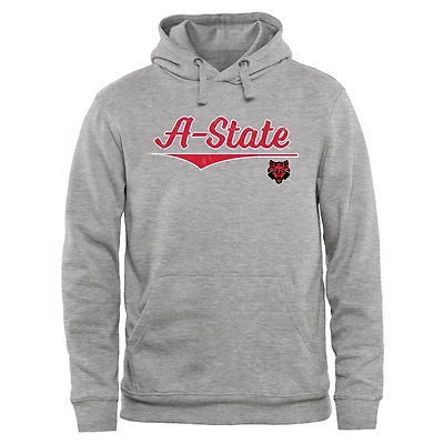 Men's Ash Arkansas State Red Wolves American Classic Pullover Hoodie