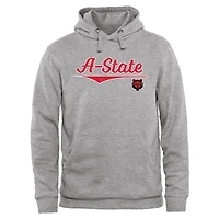 Men's Ash Arkansas State Red Wolves American Classic Pullover Hoodie