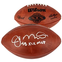 Joe Montana San Francisco 49ers Autographed Super Bowl XIX Pro Football with "SB XIX MVP" Inscription