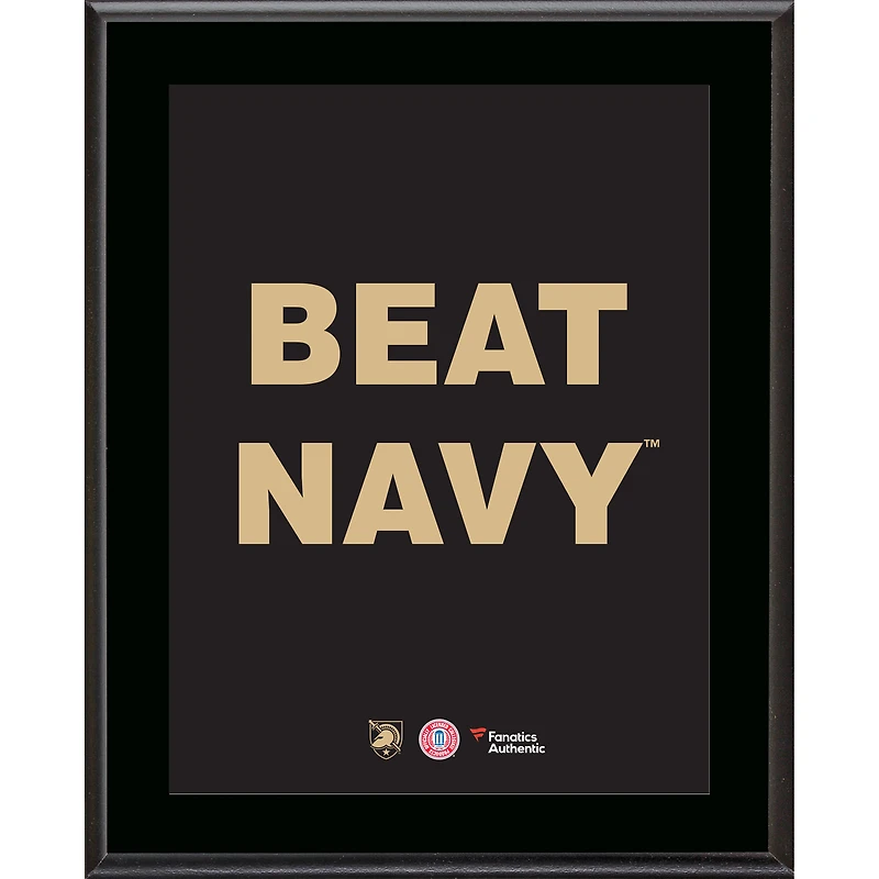 Army Black Knights 2015 Beat Navy 10.5" x 13" Sublimated Plaque