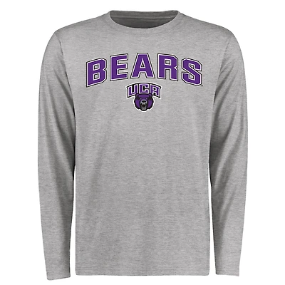 Men's Ash Central Arkansas Bears Proud Mascot Long Sleeve T-Shirt