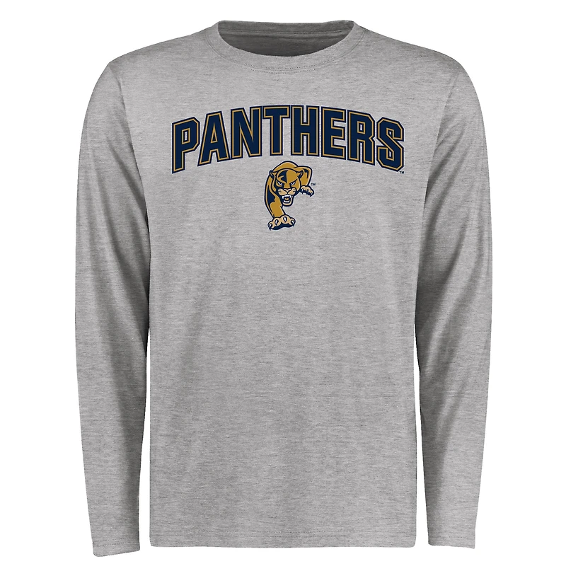 Men's Ash FIU Panthers Proud Mascot Long Sleeve T-Shirt