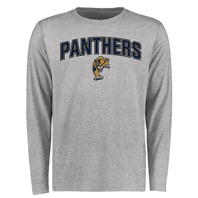 Men's Ash FIU Panthers Proud Mascot Long Sleeve T-Shirt