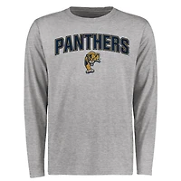 Men's Ash FIU Panthers Proud Mascot Long Sleeve T-Shirt