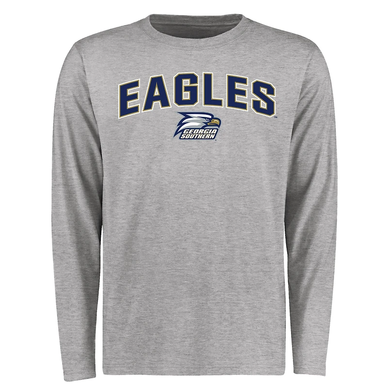 Men's Ash Georgia Southern Eagles Proud Mascot Long Sleeve T-Shirt