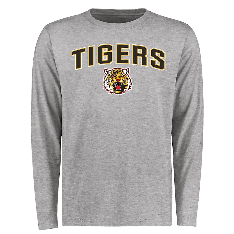 Men's Ash Grambling Tigers Proud Mascot Long Sleeve T-Shirt