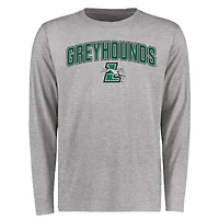 Men's Ash Loyola Greyhounds Proud Mascot Long Sleeve T-Shirt