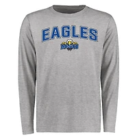 Men's Ash Morehead State Eagles Proud Mascot Long Sleeve T-Shirt