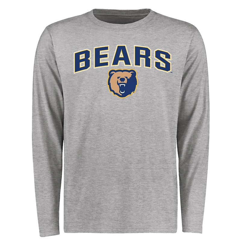 Men's Ash Morgan State Bears Proud Mascot Long Sleeve T-Shirt