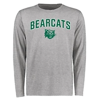 Men's Ash Northwest Missouri State Bearcats Proud Mascot Long Sleeve T-Shirt