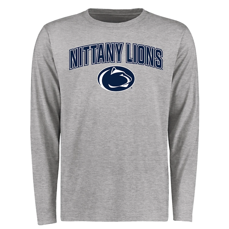 Men's Ash Penn State Nittany Lions Proud Mascot Long Sleeve T-Shirt