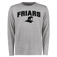 Men's Ash Providence Friars Proud Mascot Long Sleeve T-Shirt