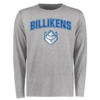 Men's Ash Saint Louis Billikens Proud Mascot Long Sleeve T-Shirt