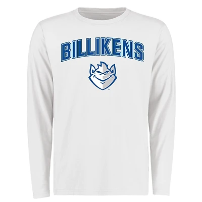 Men's White Saint Louis Billikens Proud Mascot Long Sleeve T-Shirt