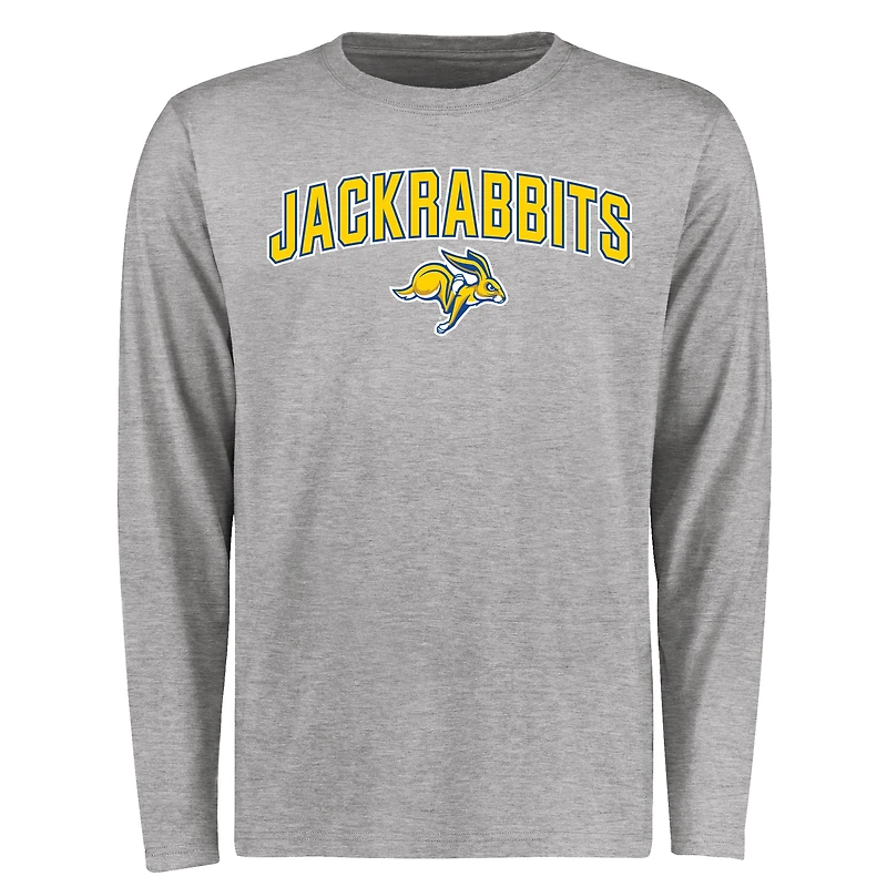 Men's Ash South Dakota State Jackrabbits Proud Mascot Long Sleeve T-Shirt