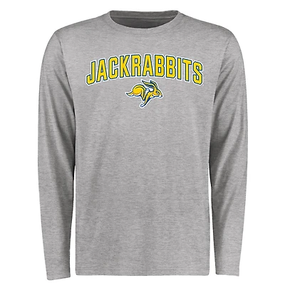 Men's Ash South Dakota State Jackrabbits Proud Mascot Long Sleeve T-Shirt