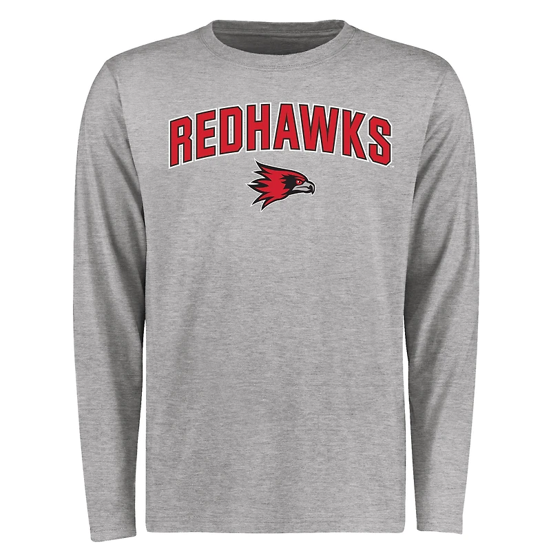 Men's Ash S.E. Missouri State Redhawks Proud Mascot Long Sleeve T-Shirt