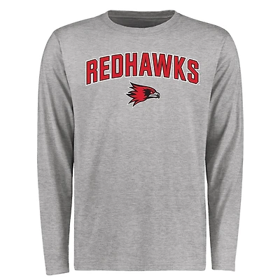 Men's Ash S.E. Missouri State Redhawks Proud Mascot Long Sleeve T-Shirt