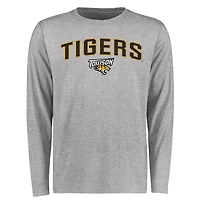 Men's Ash Towson Tigers Proud Mascot Long Sleeve T-Shirt