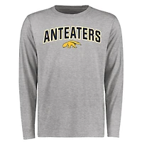 Men's Ash UC Irvine Anteaters Proud Mascot Long Sleeve T-Shirt