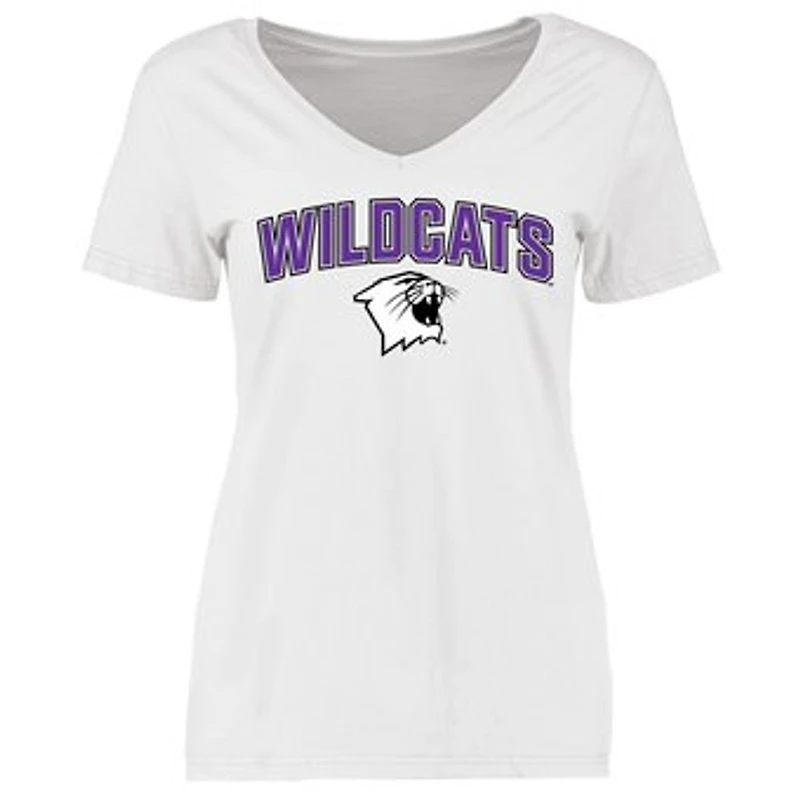 Women's White Northwestern Wildcats Proud Mascot T-Shirt