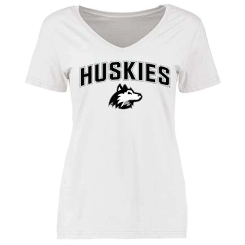 Women's White Northern Illinois Huskies Proud Mascot T-Shirt
