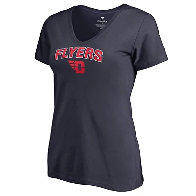 Women's Navy Dayton Flyers Proud Mascot T-Shirt
