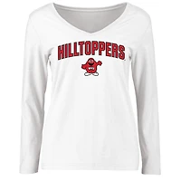 Women's White Western Kentucky Hilltoppers Proud Mascot Long Sleeve T-Shirt