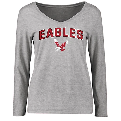 Women's Ash Eastern Washington Eagles Proud Mascot Long Sleeve T-Shirt