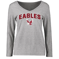 Women's Ash Eastern Washington Eagles Proud Mascot Long Sleeve T-Shirt