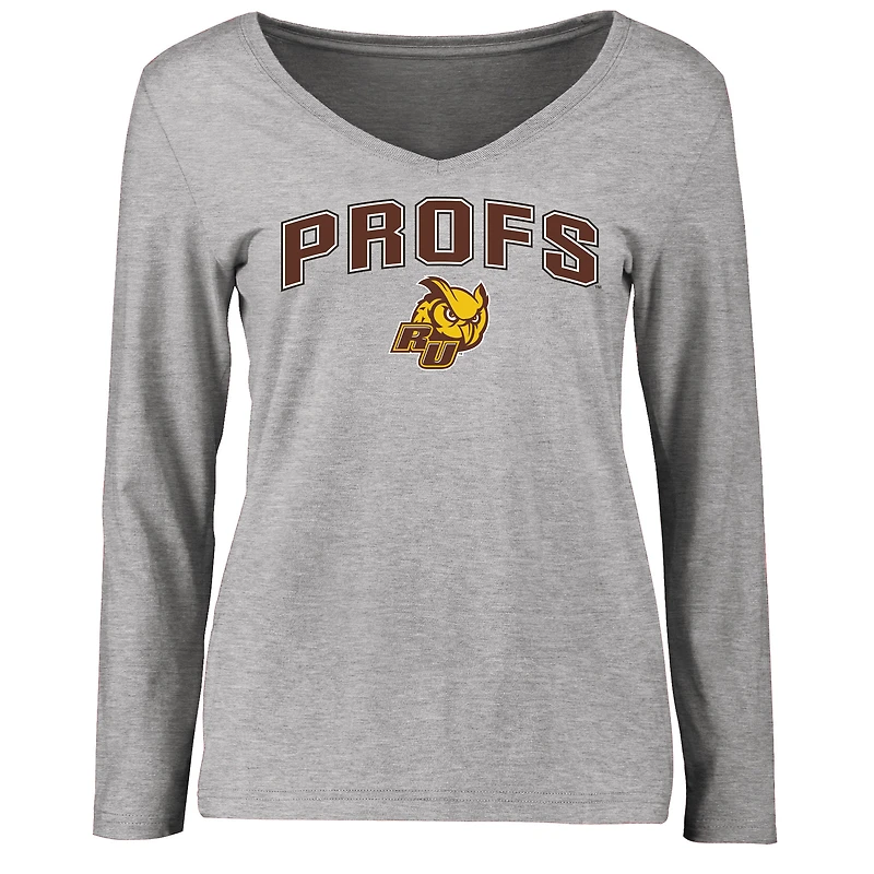 Women's Ash Rowan Profs Proud Mascot Long Sleeve T-Shirt