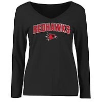 Women's Black S.E. Missouri State Redhawks Proud Mascot Long Sleeve T-Shirt